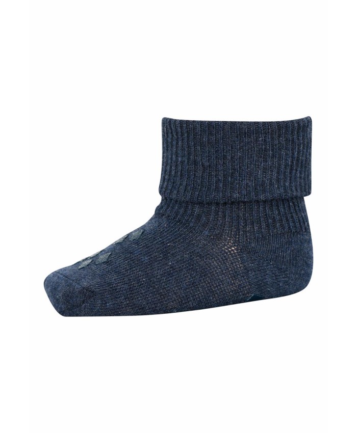 Mp Denmark Ori socks anti slip Dark denim melange 57049-498